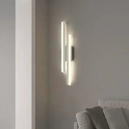 Slim LED Wall Light Fixture for Bedroom and Hallway