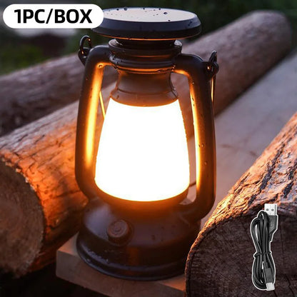 Vintage Style LED Table Lamp with Remote