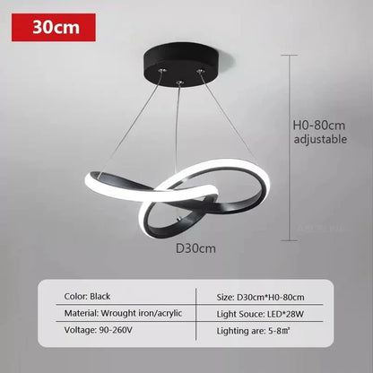 Contemporary Silver Pendant Light