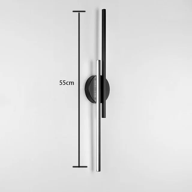 Contemporary 2-Sided LED Wall Light - Adjustable