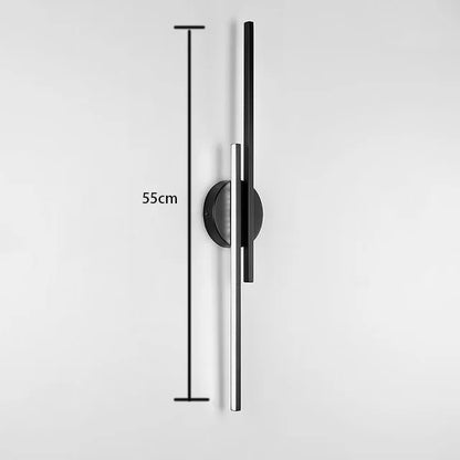 Contemporary 2-Sided LED Wall Light - Adjustable