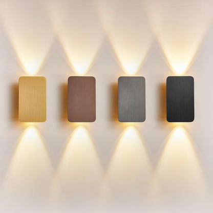 Contemporary Square Stainless Steel Wall Light