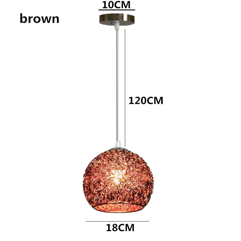 Bright Round LED Pendant Light