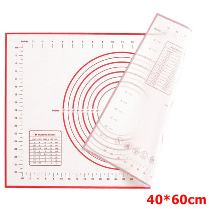 Easy Clean Silicone Baking Mat with Measure Marks