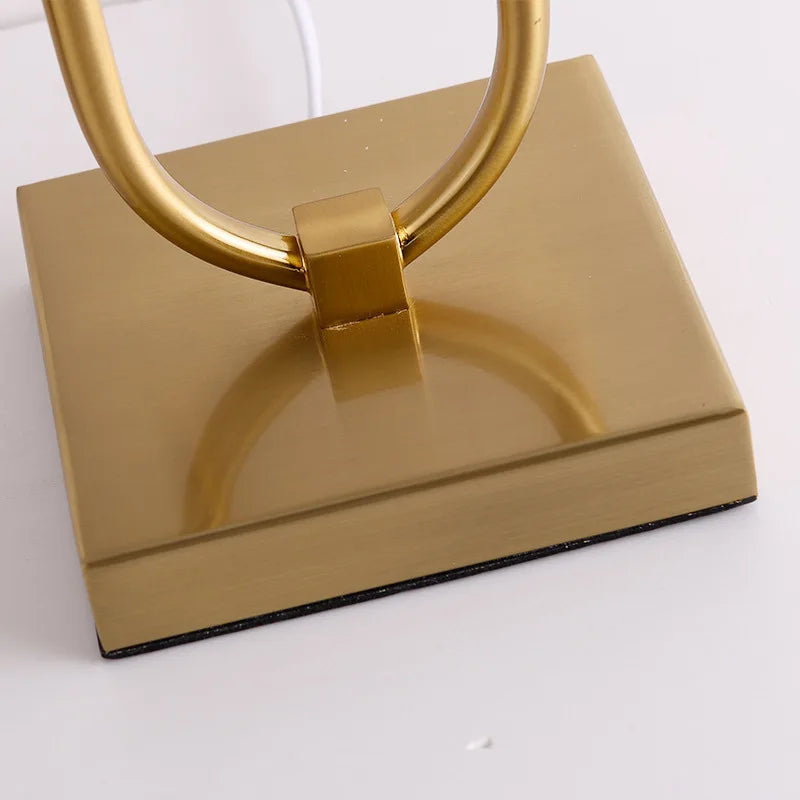 Classic Metal and Fabric Table Light