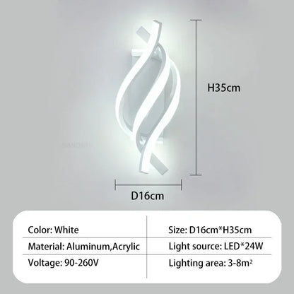 Stylish LED Wall Sconce Light