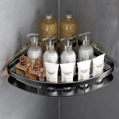 Easy Install Metal Bathroom Corner Shelf