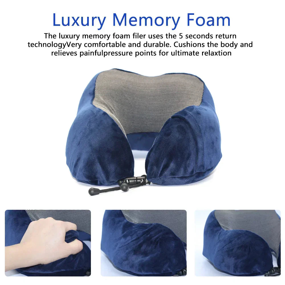 Comfortable Contoured Travel Neck Pillow