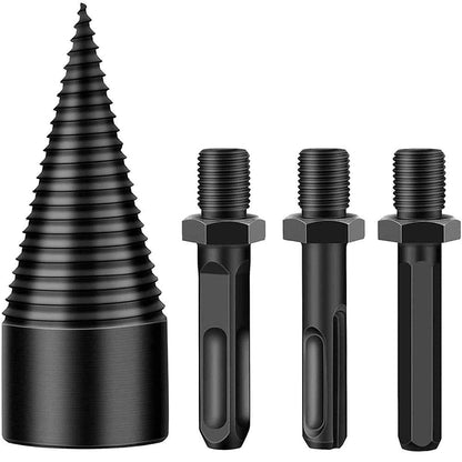 Heavy Duty Steel Firewood Drill Bit Set