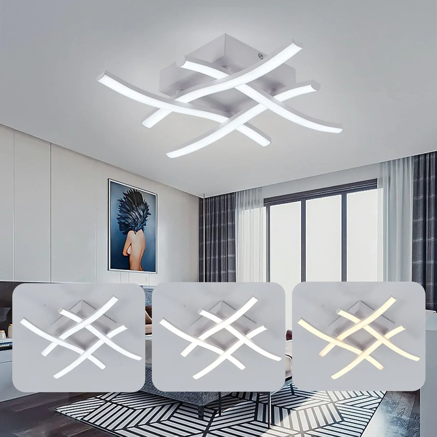 Bright LED Ceiling Light Fixtures