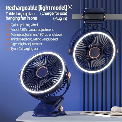 Portable Battery Powered Clip Fan - Cofik