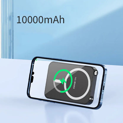 Portable Magnetic Phone Power Bank with Stand