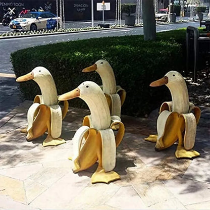 Fun Resin Duck Figurine for Home or Garden Decor
