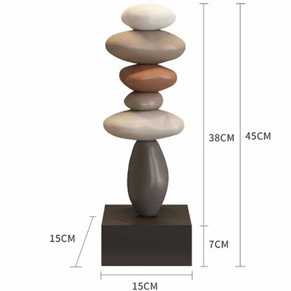 Serenene | Natural Rock Balance Table Decoration