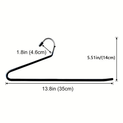 Slim Metal Closet Hangers with Rust Proof Coating