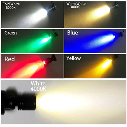 Compact LED Display Lamp, Adjustable Warm White Spotlight