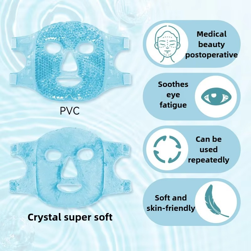 Thermal Full Face Gel Mask with Eye Mask