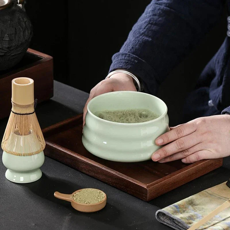 Natural Bamboo Matcha Tea Set