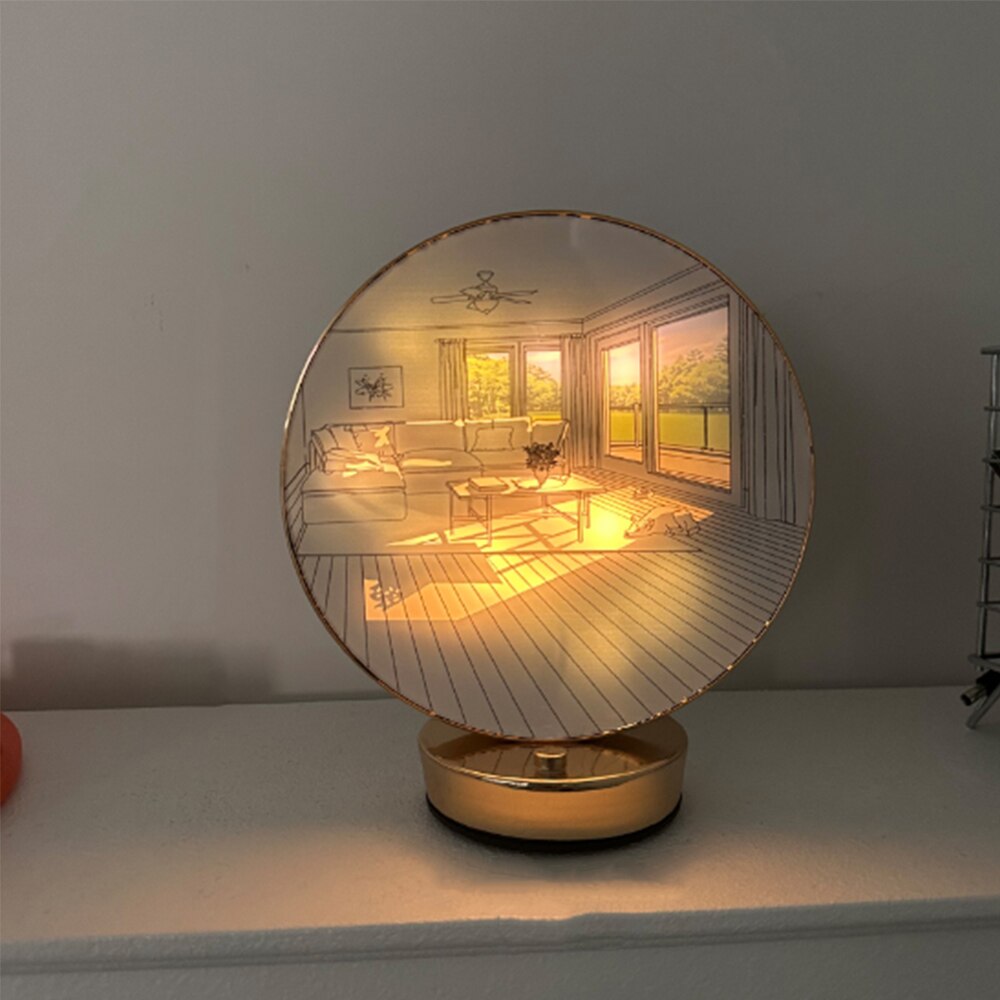 Unique Handmade Globe Table Lamp