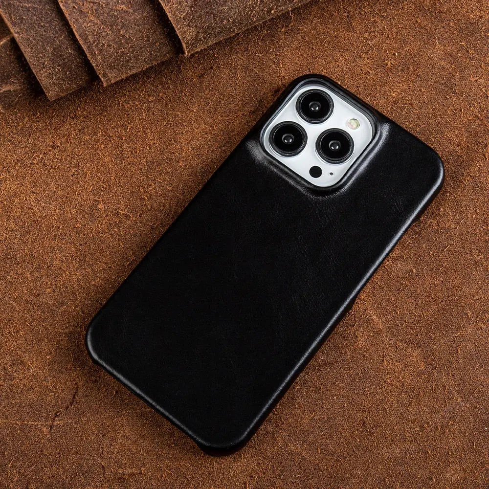 Premium Leather iPhone Case
