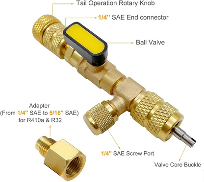 Easy Use HVAC Valve Core Tool Set
