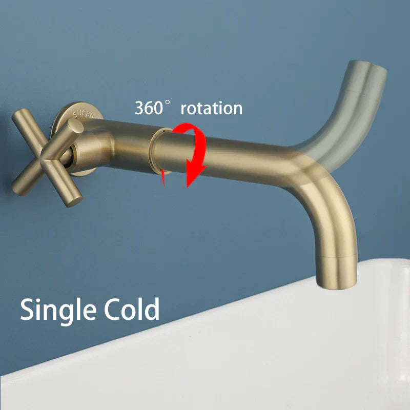 Modern Bathroom Faucet with Cascade Design