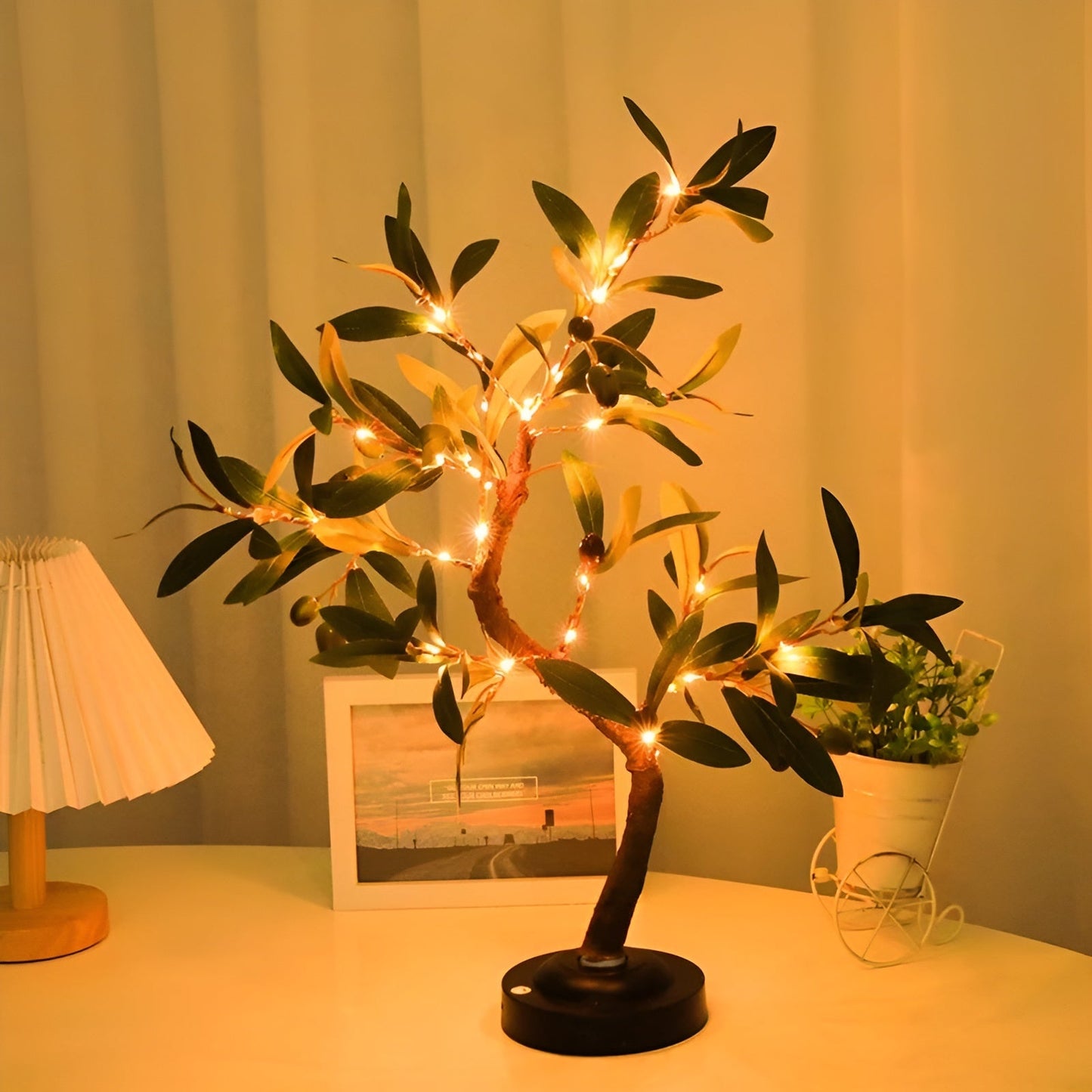 Beautiful Tree Lamp with Colorful LED Lights