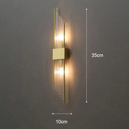 Luxury Golden LED Indoor Wall Lamp
