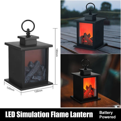 Compact Outdoor Tabletop Fire Pit Lamp