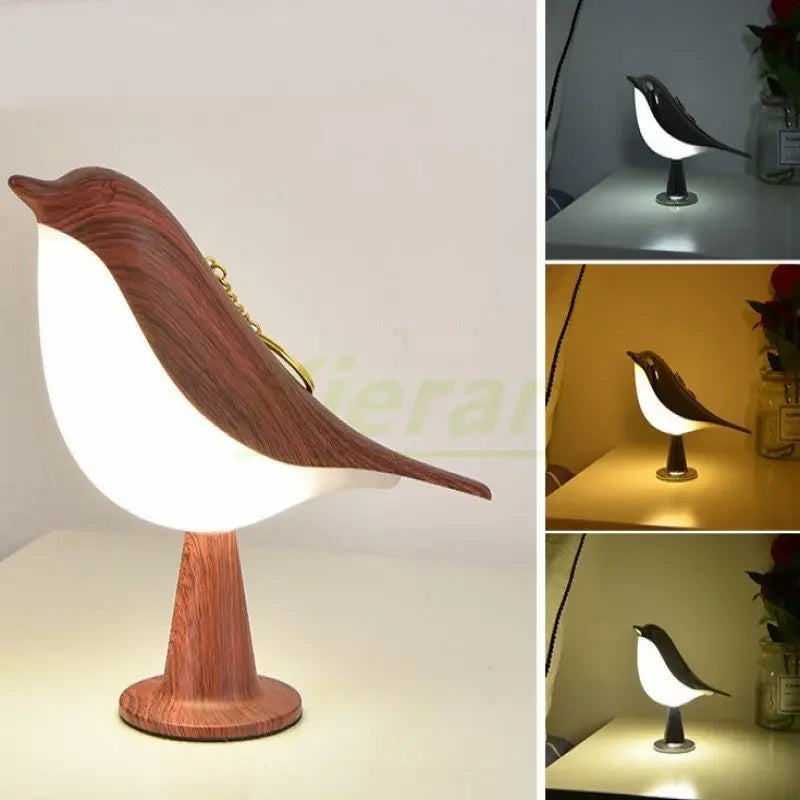 Slim LED Bird Table Lamp – Adjustable Bright Light