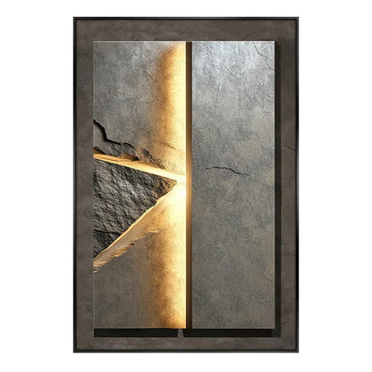 Stylish Stone Effect LED Wall Light