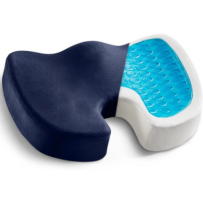 Comfort Gel Cushion with Memory Foam and Grip Base