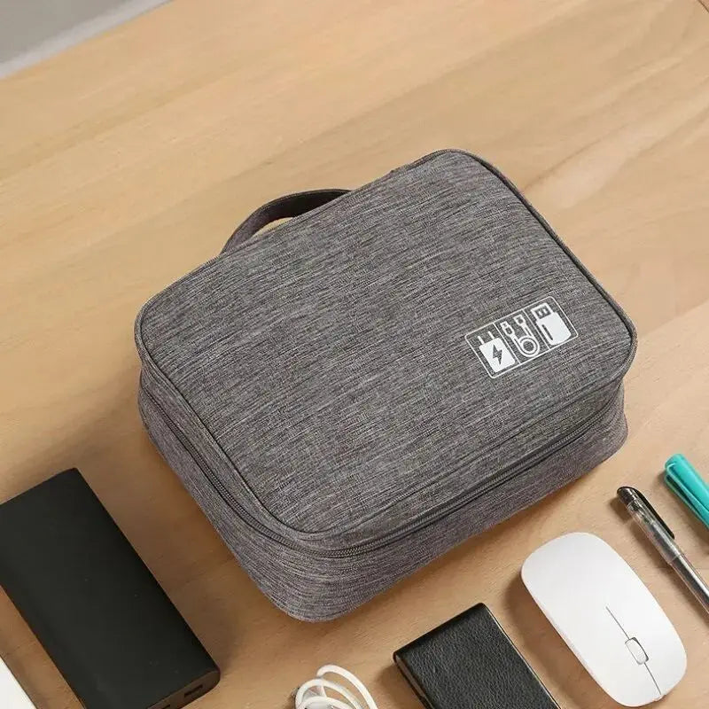 Travel Cable Organizer Bag Waterproof Accessory Pouch