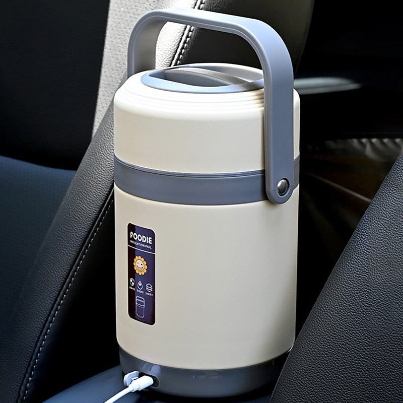 Insulated Thermal Lunch Box with USB Heater