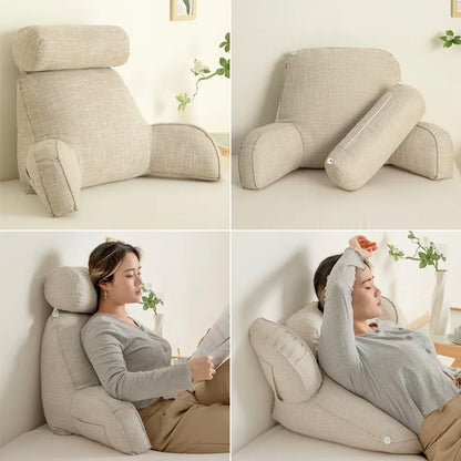 Comfortable Back Support Pillow with Arms