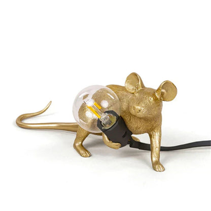 Fun Animal LED Desk Lamps: Cute Cat, Rat, Squirrel Night Lights