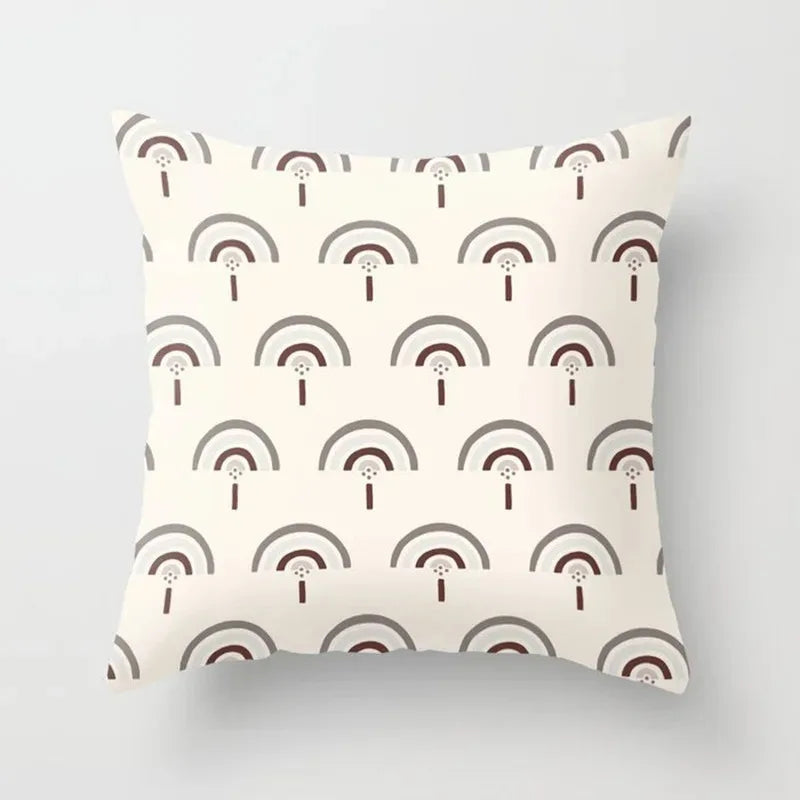 Soft Floral Pillow Cover