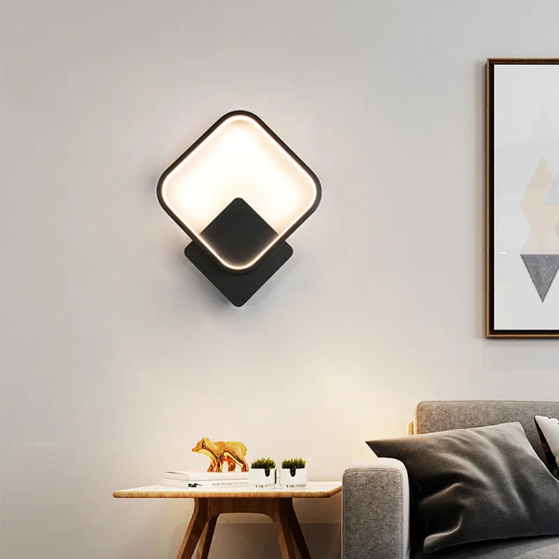 Contemporary Round LED Wall Light