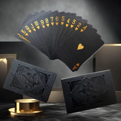 Premium Waterproof Gold Playing Cards