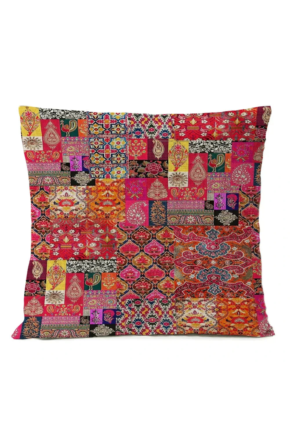 Colorful Global Pattern Pillow Cover