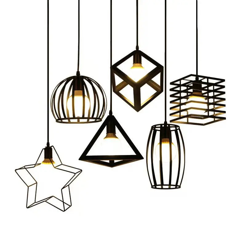 Rustic Metal Pendant Lighting - Classic Hanging Lamp - Cofik