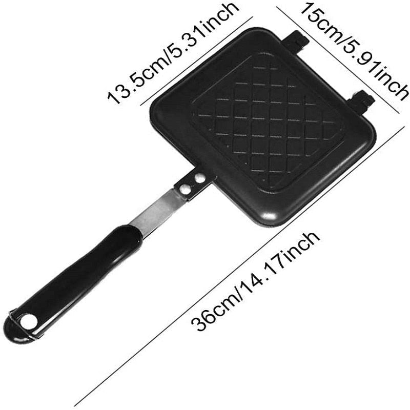 Easy Use 2 in 1 Non Stick Sandwich Pan