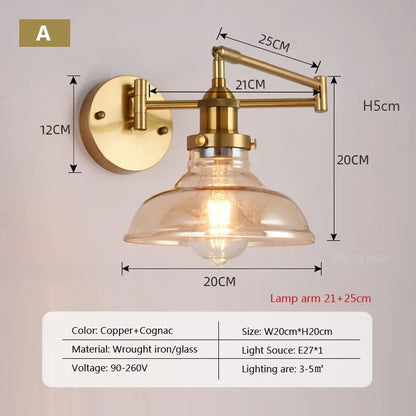 Modern Adjustable Arm LED Reading Lamp