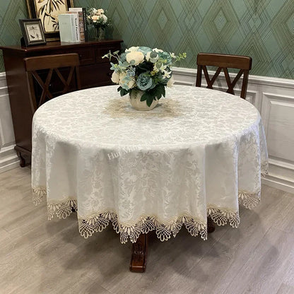 Elegant Floral Pattern Table Cover - Cofik