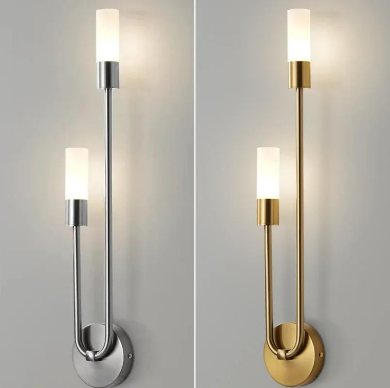 Elegant Gold LED Sconce Light