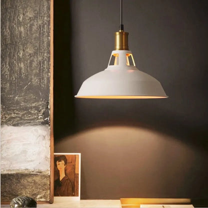 Rustic Metal LED Pendant Light Fixture - Cofik