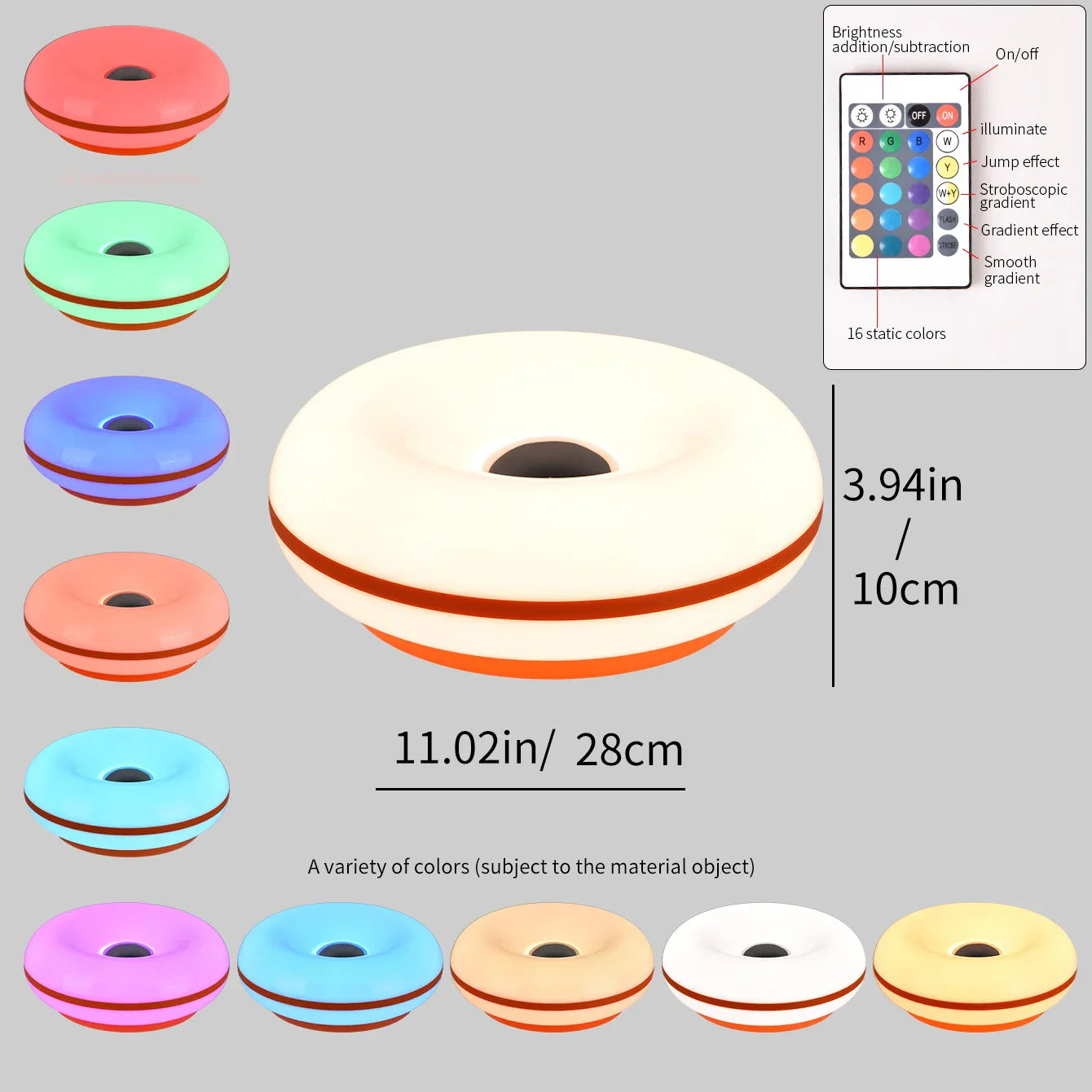 Modern USB Touch Lamp with Color Changing LED