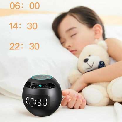 Wireless Alarm Clock with Colorful LED Display