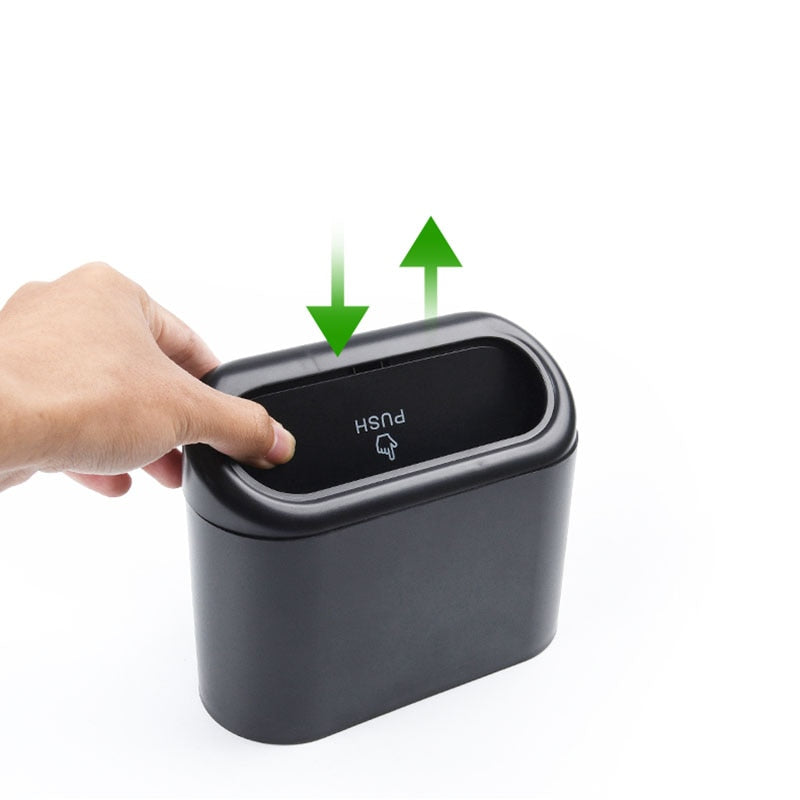 Compact Car Garbage Container with Lid