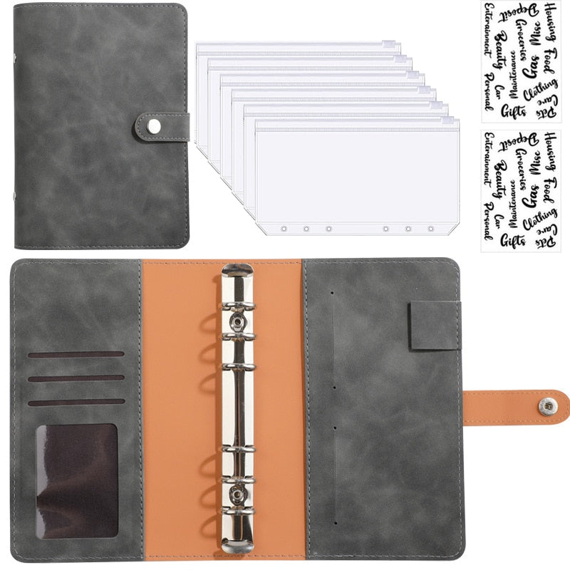 Premium Leather Wallet Notebook Planner Organizer